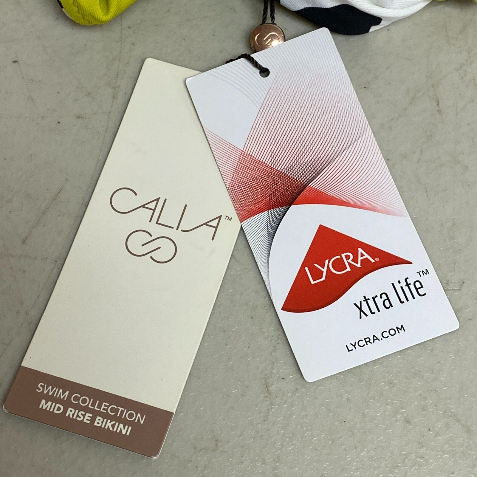 Calia Womens Mid Rise Wide Band Bottom Green Multi Summer Stylish WSA20406PRTX