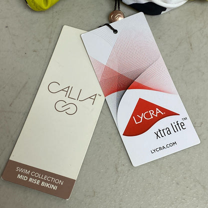 Calia Womens Mid Rise Wide Band Bottom Green Multi Summer Stylish WSA20406PRTX