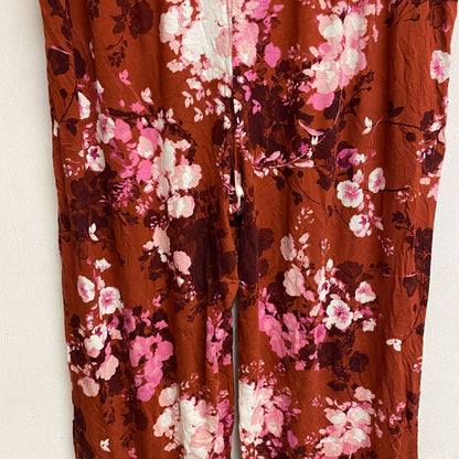 AMBRIELLE SLEEPWEAR 2-pc set sleeveless tank top and pajama pant size M floral