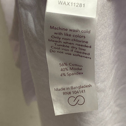 Calia Women's Everyday Relaxed Fit Scoop Shirttail Tank Lilac Mist WAX11281 New!