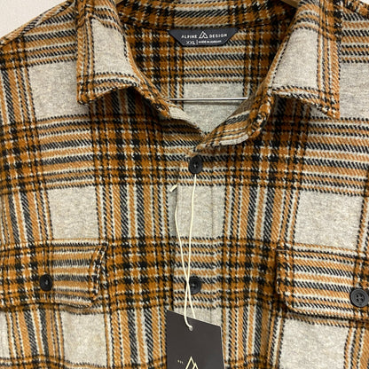 Alpine Design Men's AD M Wanderful Button Up Plaid Grey Montawk Plaid ADM23201P