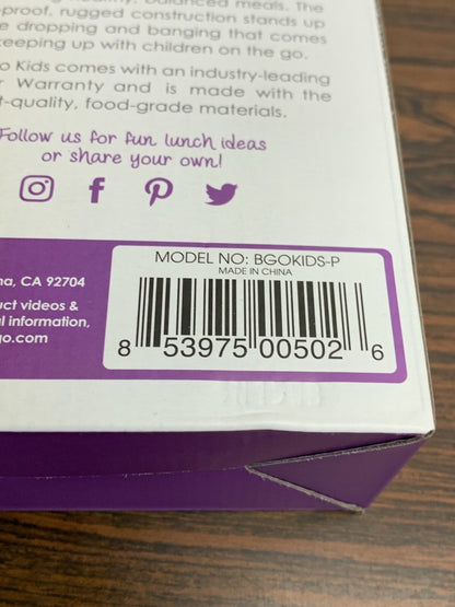 Bentgo Kids Childrens Lunch Box Bento-Styled Lunch Durable and Leak Proof Purple