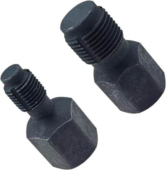 LAINLOY 2PCS Car Thread Chasers 3/8" Drive M18x1.5 & M12x1.25mm Repair Tool