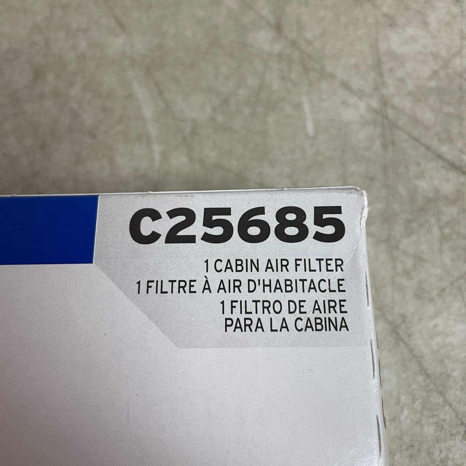 Purolator ONE Cabin Air Filter Activated Carbon 13.1x7.5x1.9 C25685