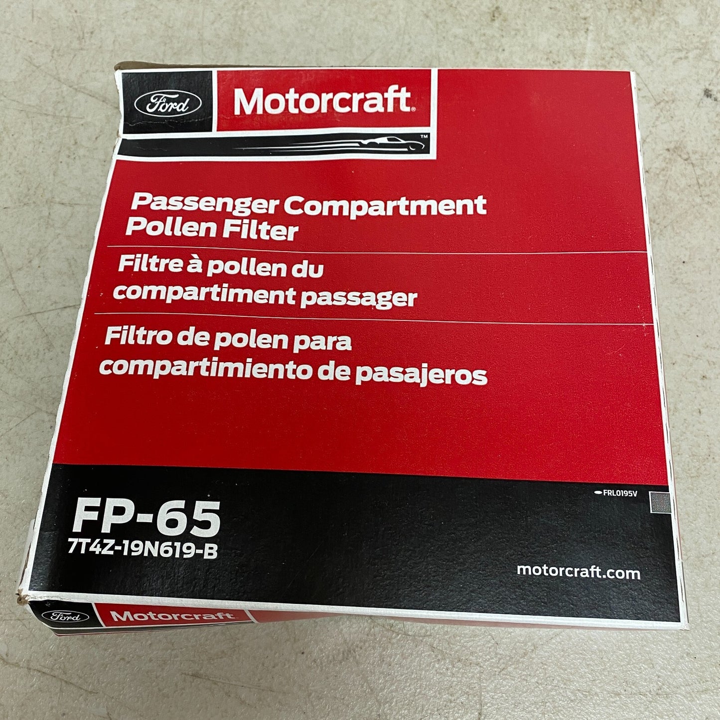 Ford Motorcraft Cabin Air Filter FP-65 , 7T4Z-19N619-B