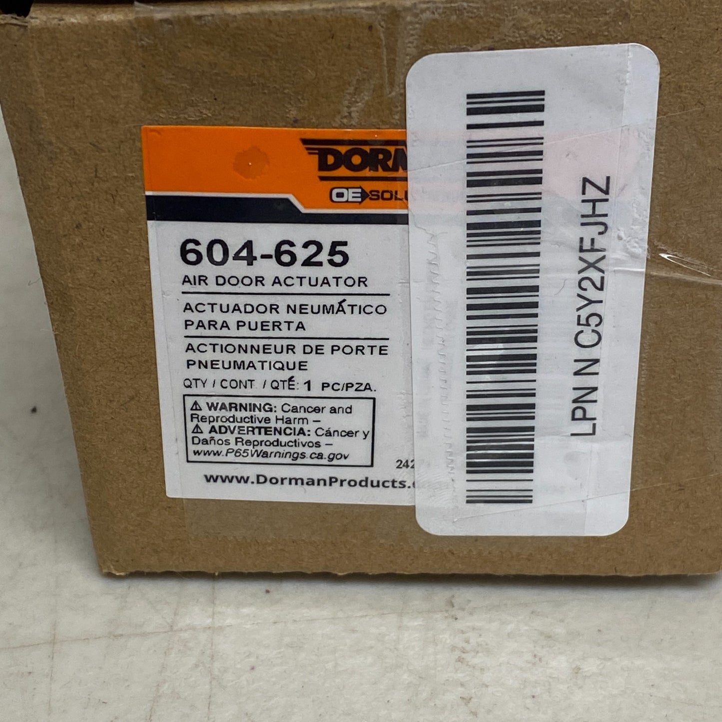 Dorman 604-625 HVAC Blend Door Actuator Direct Fit Inlet Air Door Motor