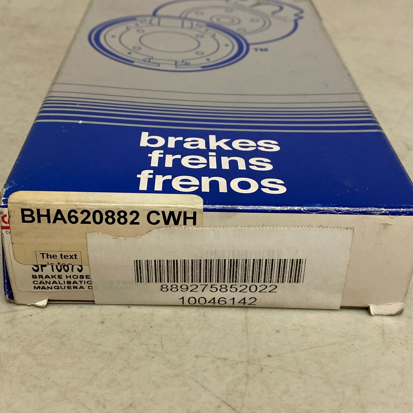 CARQUEST Brake Hydraulic Hose Black EPDM Rubber 7.38″ Model BHA620882