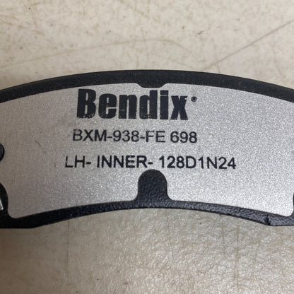 Bendix MKD698FM Fleet MetLok Semi-Metallic Rear Brake Pads Heavy Duty