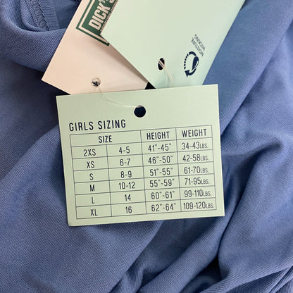 DSG Girls Performance Everyday Relaxed Fit Ruched Tank Basin Blue DAG13123 New