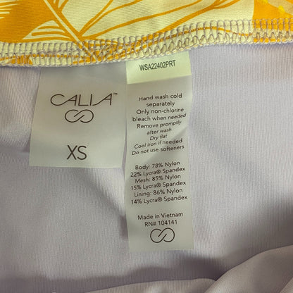 Calia High Rise Side Tie Bottom Palms Lavender Swimwear Bikini WSA22402PRT