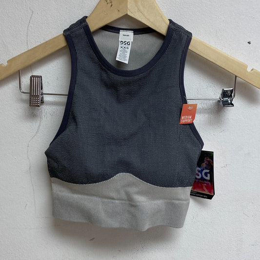 DSG TWITCH+ALLISON Medium Support Seamless Iridescent Bra Carbon Grey/Oat Milk