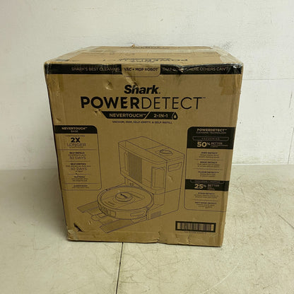 Shark AV2810YS PowerDetect NeverTouch Self- Empty Robot Vacuum & Mop New