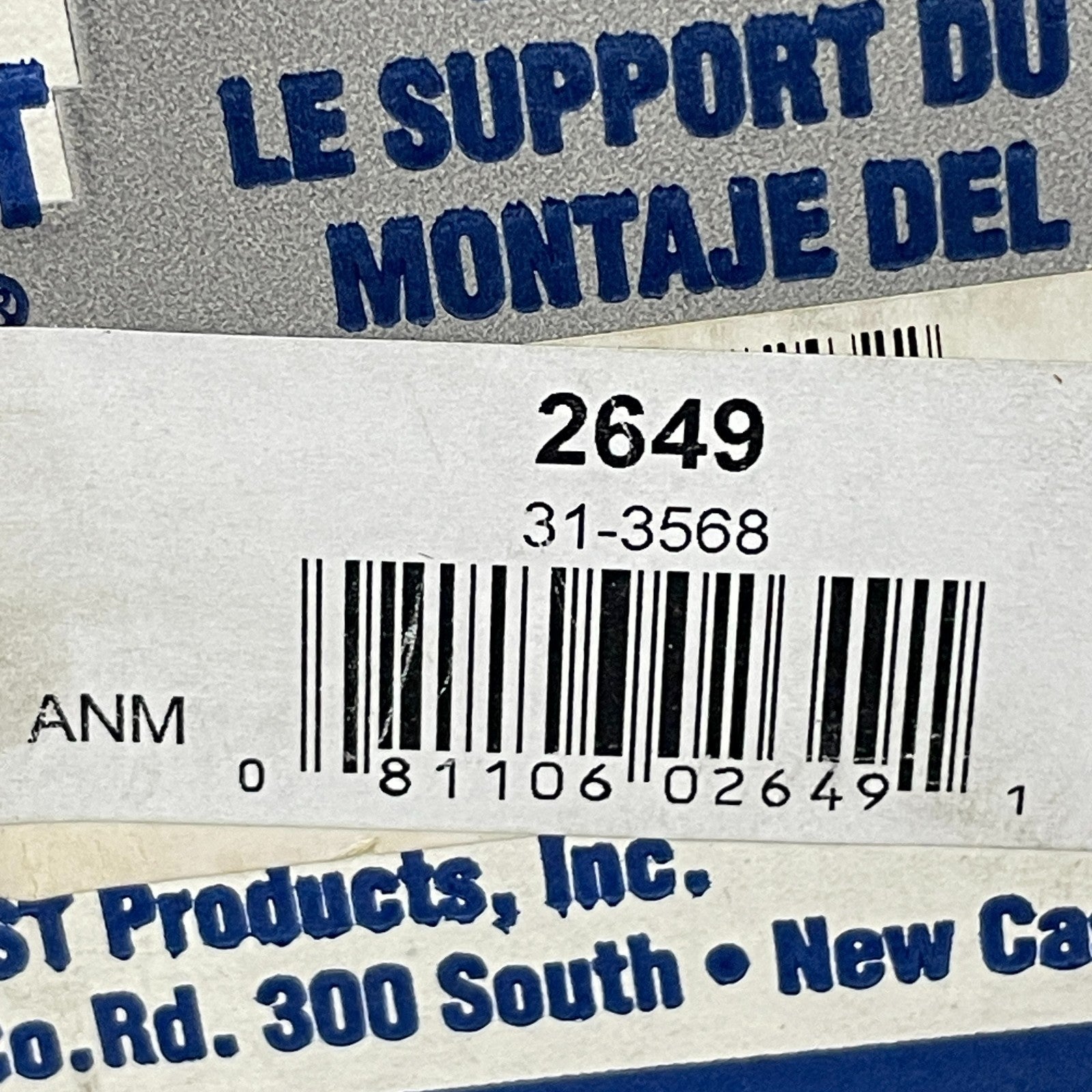 Carquest Right Engine Mount – Ford Escort 91-03, Mercury 91-99 – Model 2649