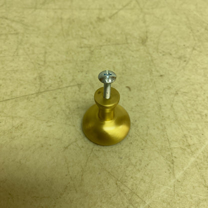 Signature Hardware 1-1/4" Strasbourg Brass Cabinet Knob - Satin Brass