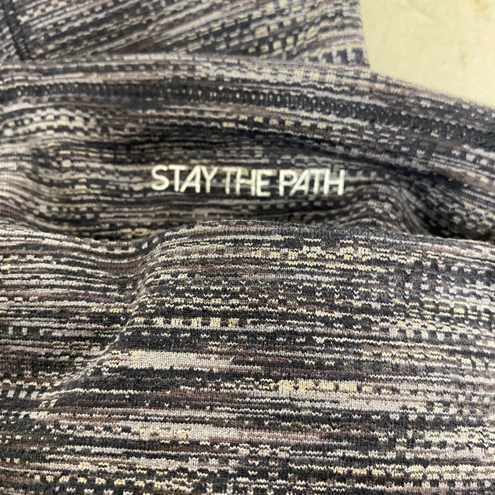 CALIA Women's Ultra High Rise 7/8 Essential Jacq Legging Grey Multi WAX32261