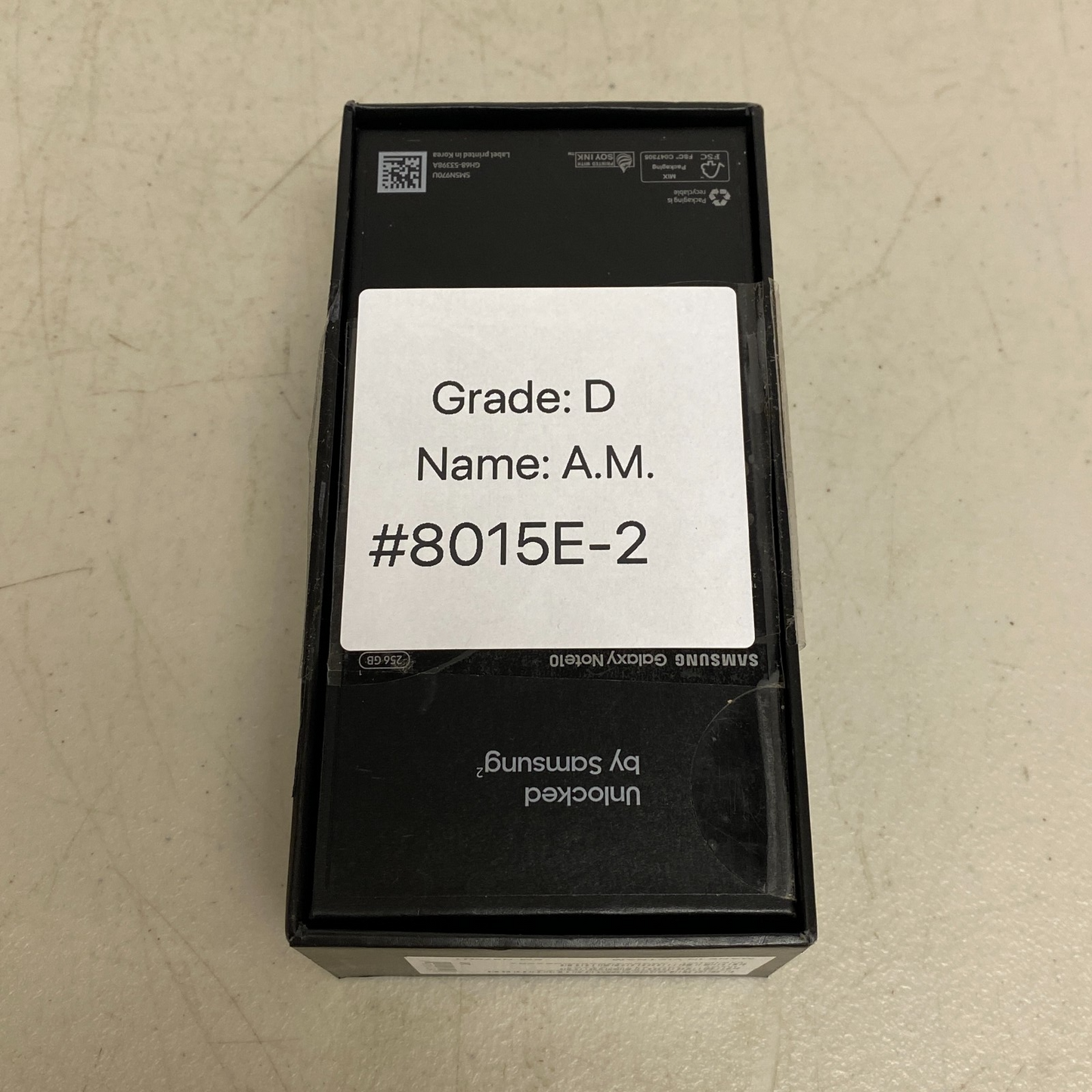 Samsung Galaxy Note10 (6.3-in) Smartphone SM-N970U AT&T Only - 256GB/Aura Black