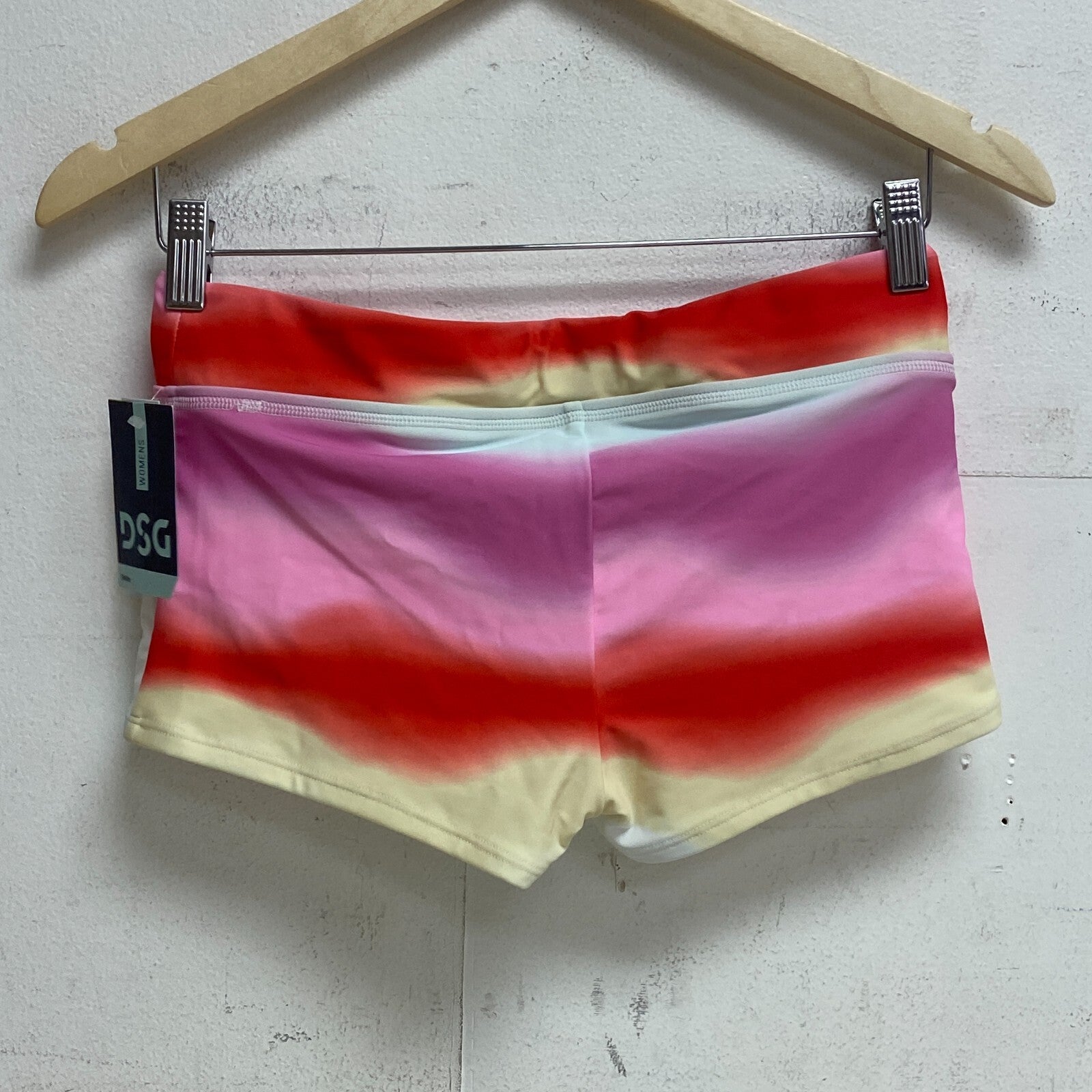 DSG Women's Swim Hygienic Liner Carly Short Printed New Wave Multicolor