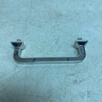 Signature Hardware 4'' Klein Solid Brass Cabinet Pull - Polished Nickel