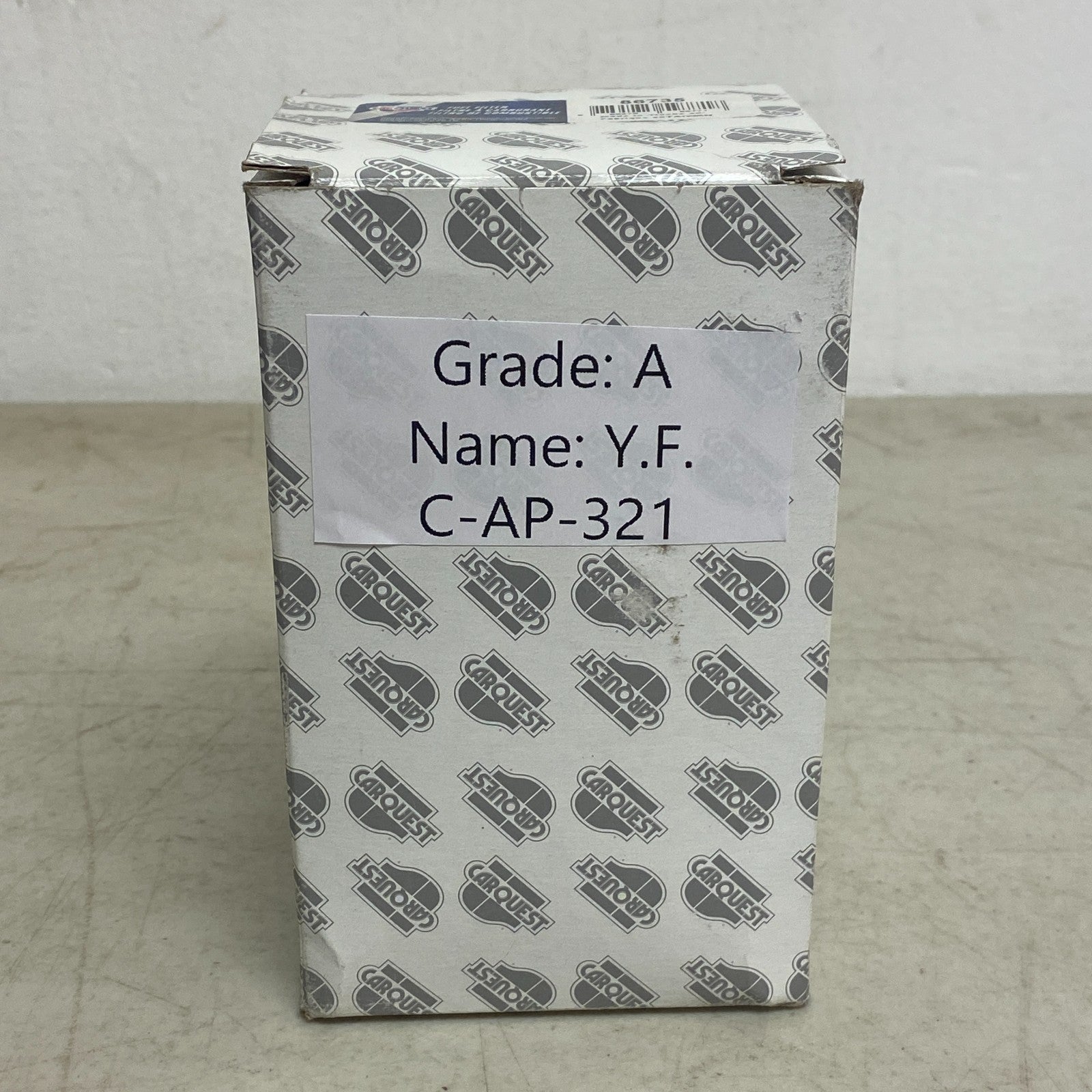 Carquest Premium Fuel Filter In Line Metal Canister 5/16" Inlet Outlet 86735