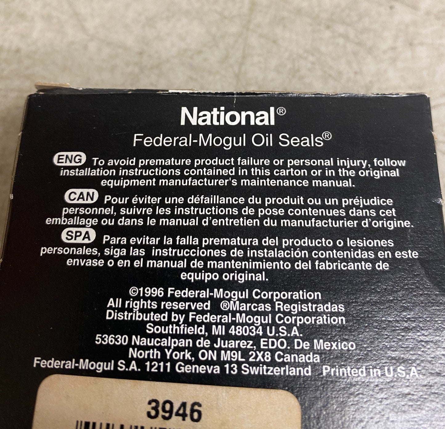 National 3946 Transfer Case Output Shaft Seal Ford F-150 Ram 1500 Jeep 4WD