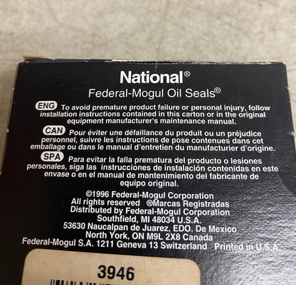 National 3946 Transfer Case Output Shaft Seal Ford F-150 Ram 1500 Jeep 4WD