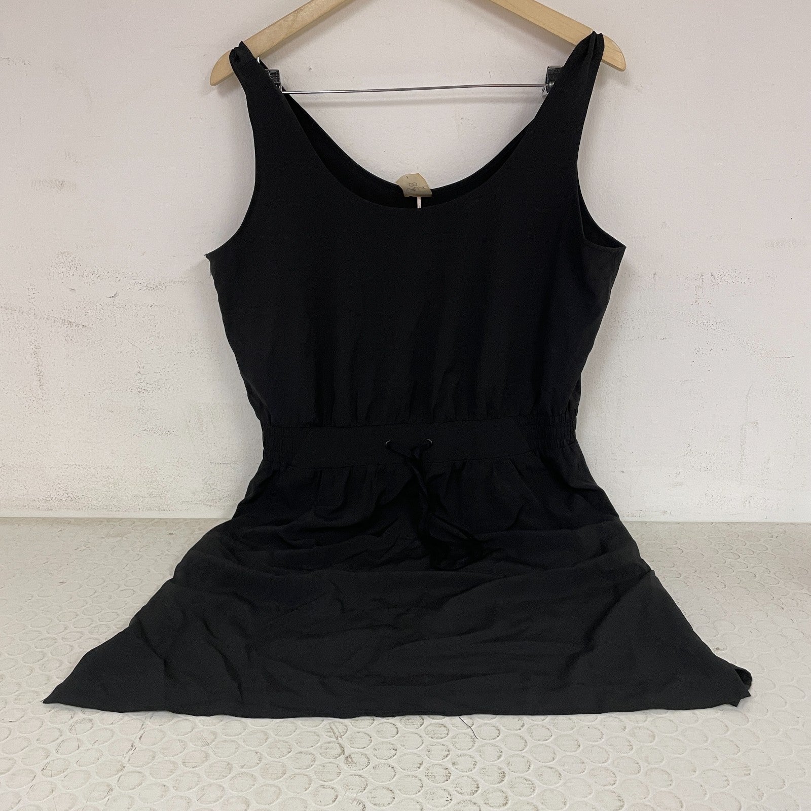 Calia Journey Womenâs Double Scoop Dress Pure Black WAX15033 NWT