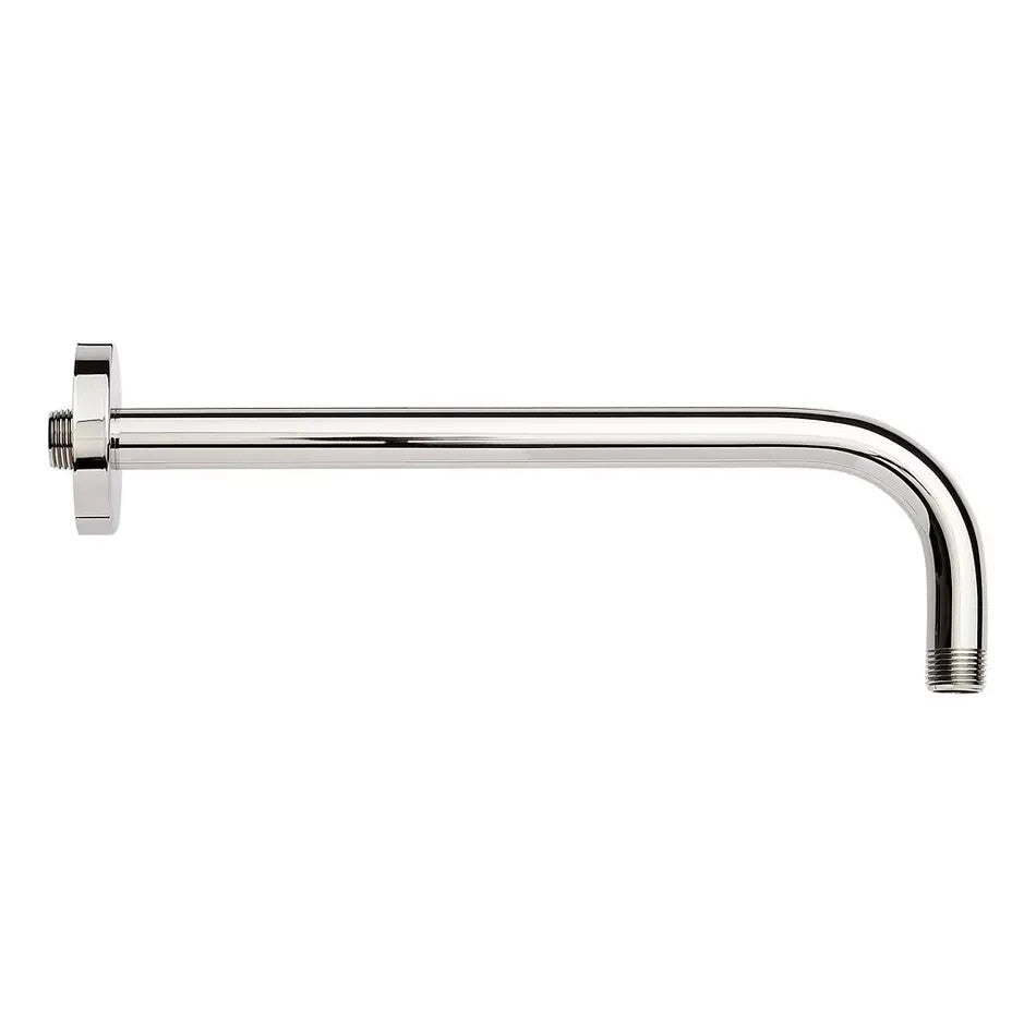 Signature Hardware 12" Wall-Mount Rainfall Shower Arm - Brushed Nickel