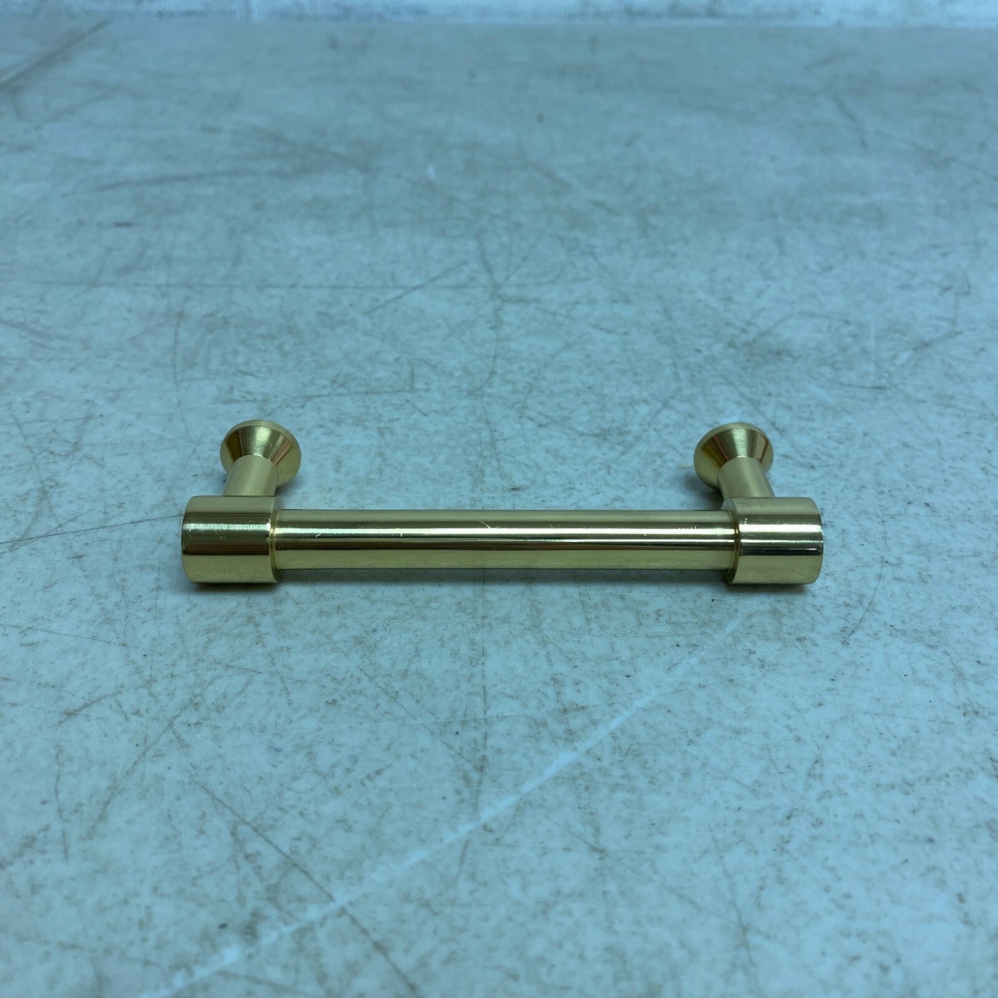 SIGNATURE HARDWARE 3-3/4" Strasbourg Solid Brass Cabinet Pull - Polished Nickel