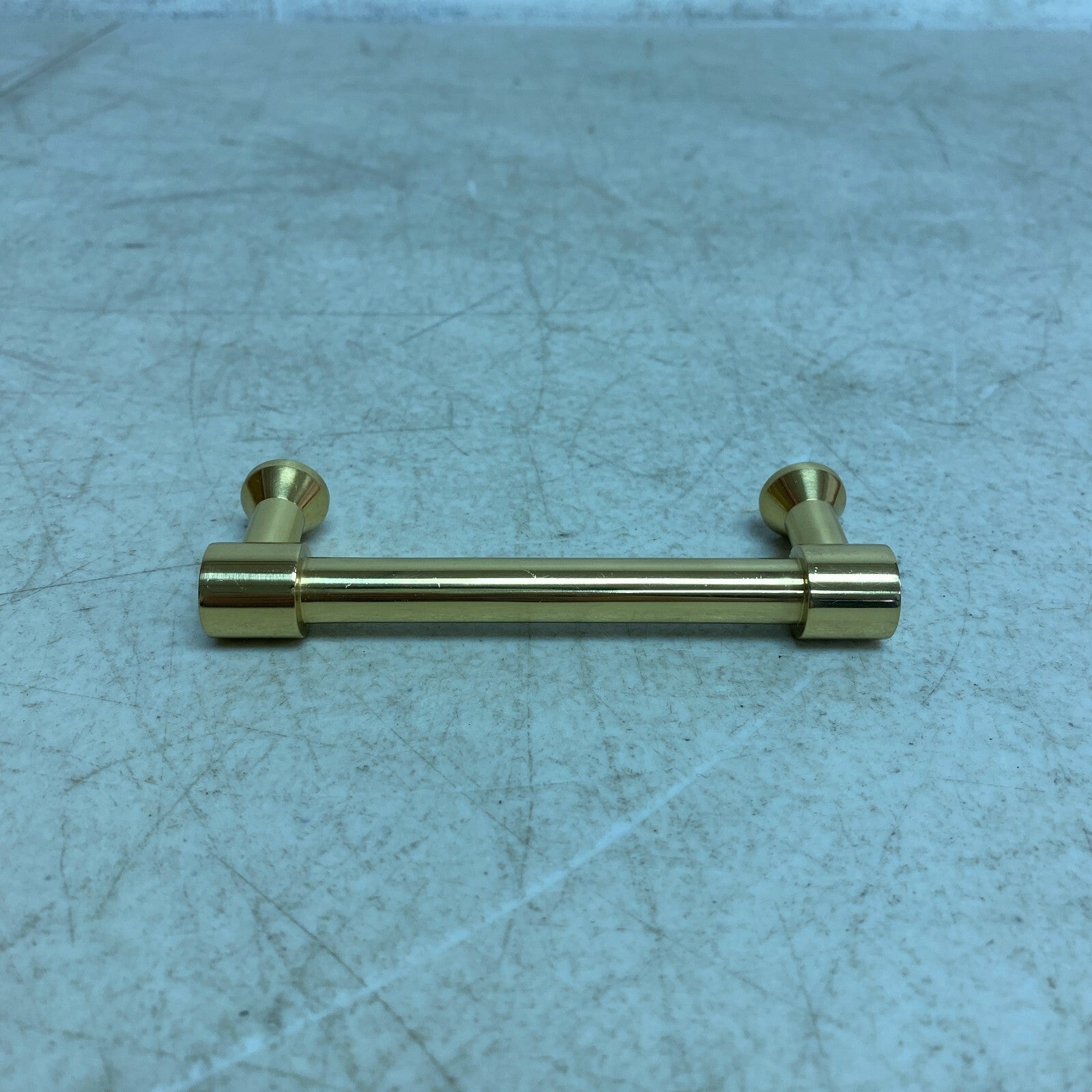 SIGNATURE HARDWARE 3-3/4" Strasbourg Solid Brass Cabinet Pull - Polished Nickel