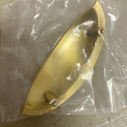 Signature Hardware 3" Barrus Brass Cup Pull - Satin Brass