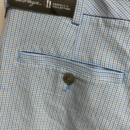 Walter Hagan 10 in P11 SeerSucker Short Daybreak Blue Summer Stylish MGA14180