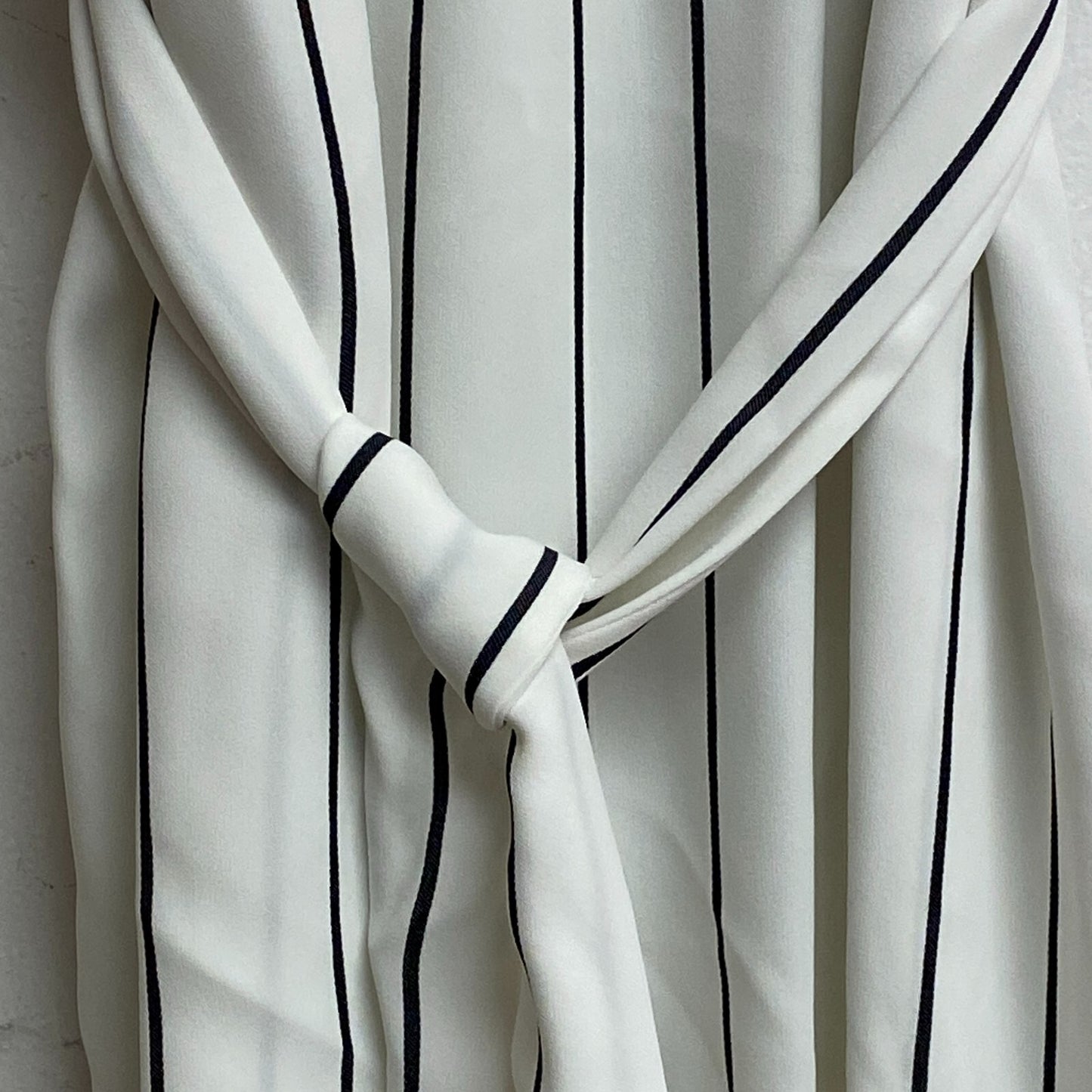 Bar III Women's Dressy Jumpsuit Striped Wide Leg Strapped Black White Size 12