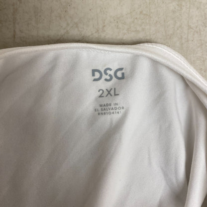 Calia Womenâs Wrap Tank Pure White DAW12330 Sleeveless Activewear Top