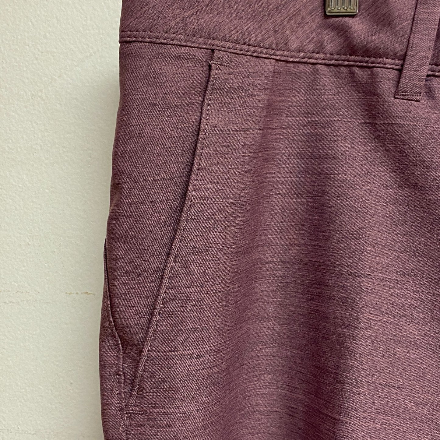 VRST Mens Core Heather 9" Inseam Golf Short Rose Blush Heather MVG20000H