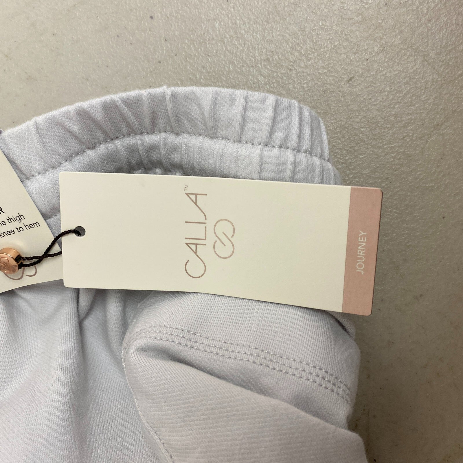 Calia Womens Twill Trapunto Jogger Nimbus Cloud Solid Stylish WAX12278