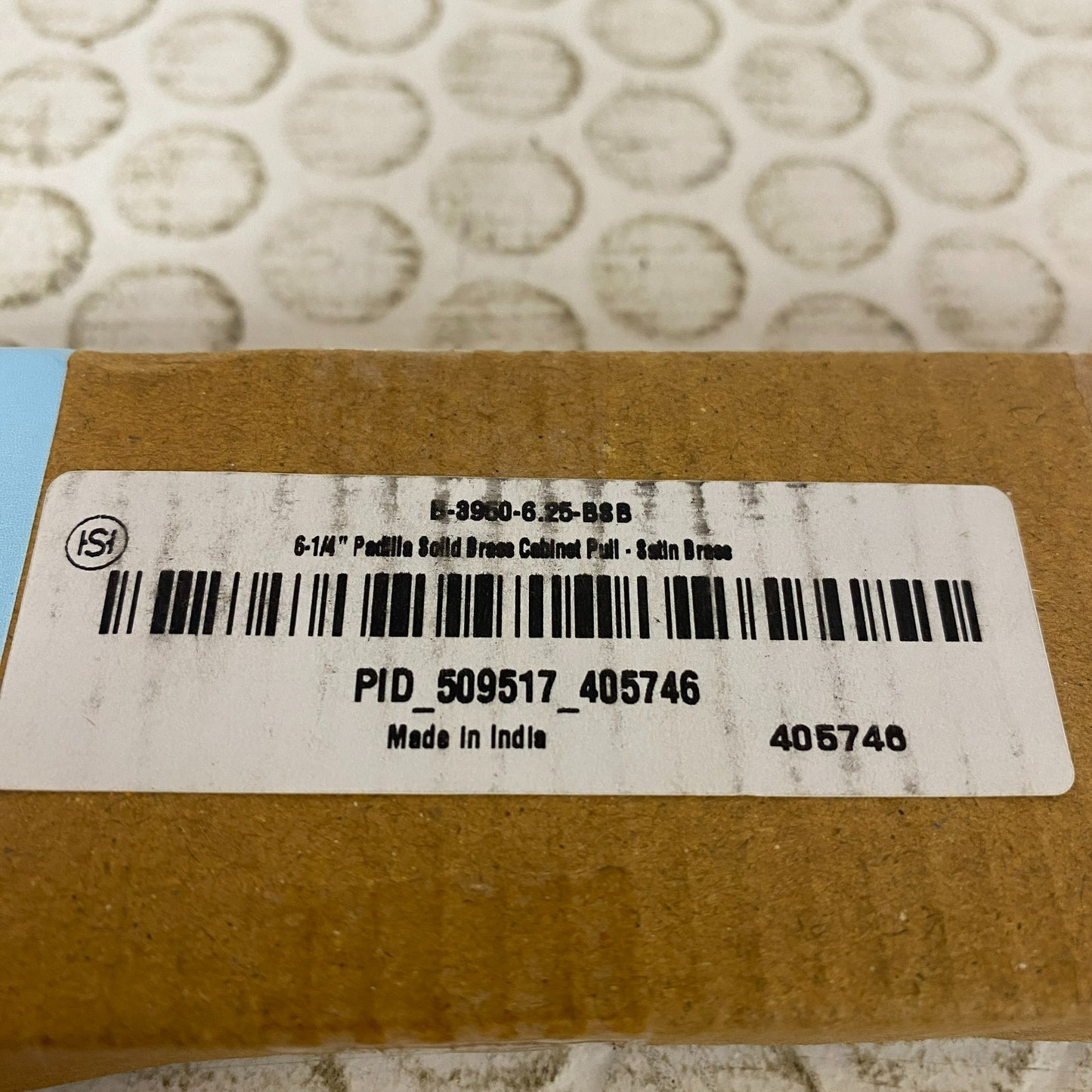 Signature Hardware Padilla B-3960-6.25 Solid Brass Cabinet Pull 6¼″  Satin Brass