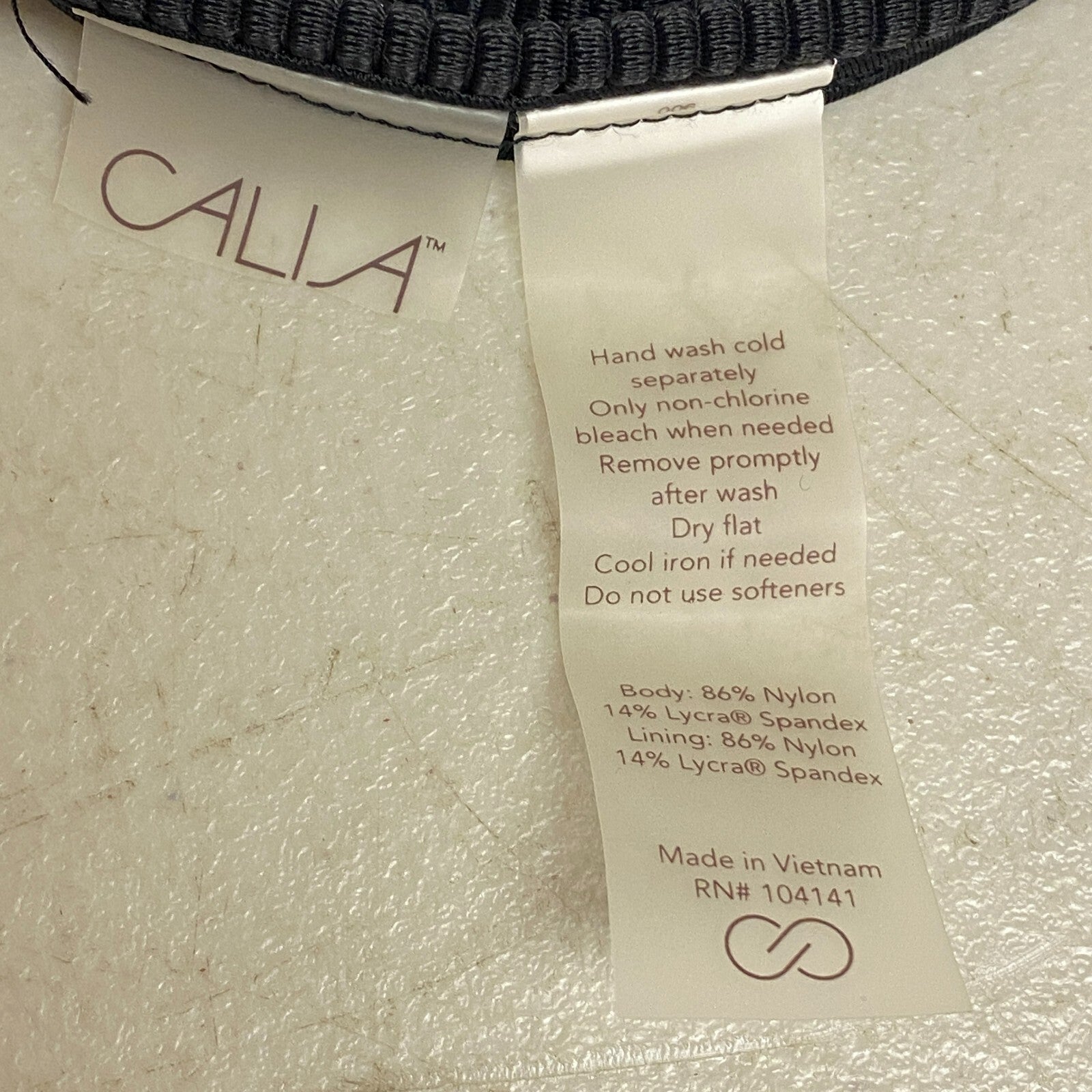 Calia Womens MidRise Rib Bottom Pure Black Solid Summer Stylish Trendy WSA21400R