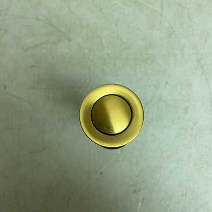 SIGNATURE HARDWARE EXTENDED PRESS TYPE POP UP BATHROOM DRAIN OVERFLOW HOLE