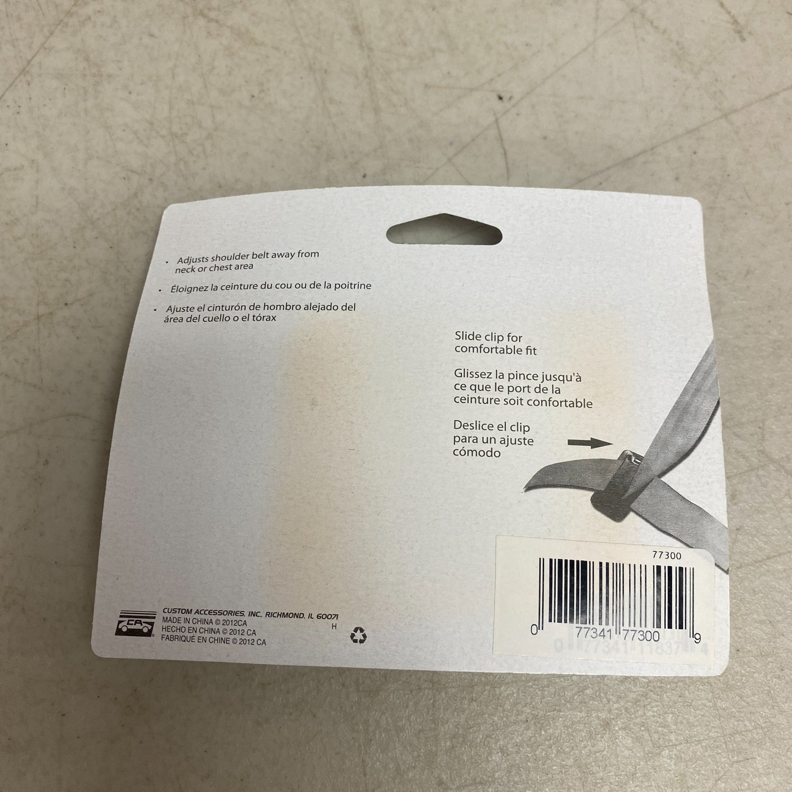 Custom Accessories Seat Belt Adjuster Black (4-Pack / 8ct.) 77300