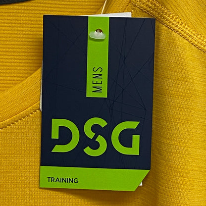 DSG Men's All Out Performance Short Sleeve T-Shirt Deep Yellow/Darkr Deep Yellow