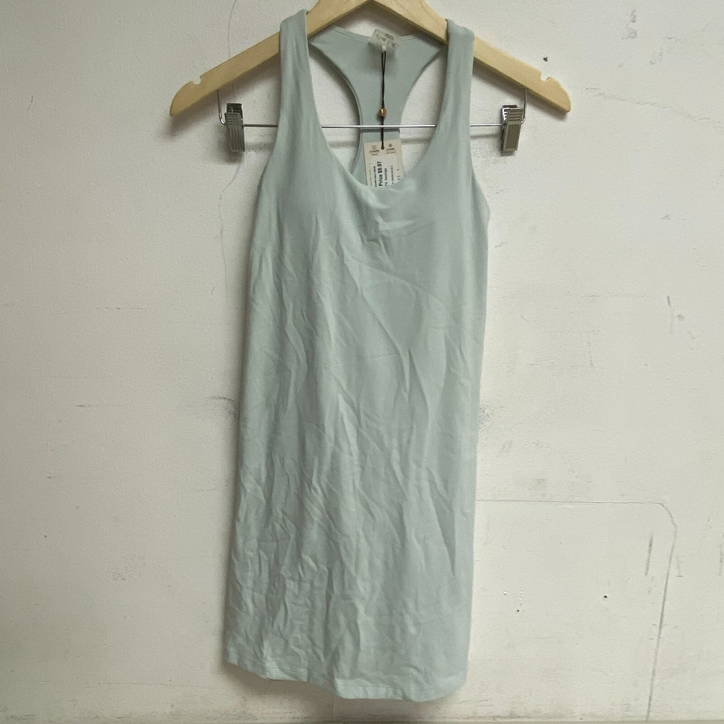 Calia Energized Exercise Dress Calming Green Solid Sleeveless WAX15035