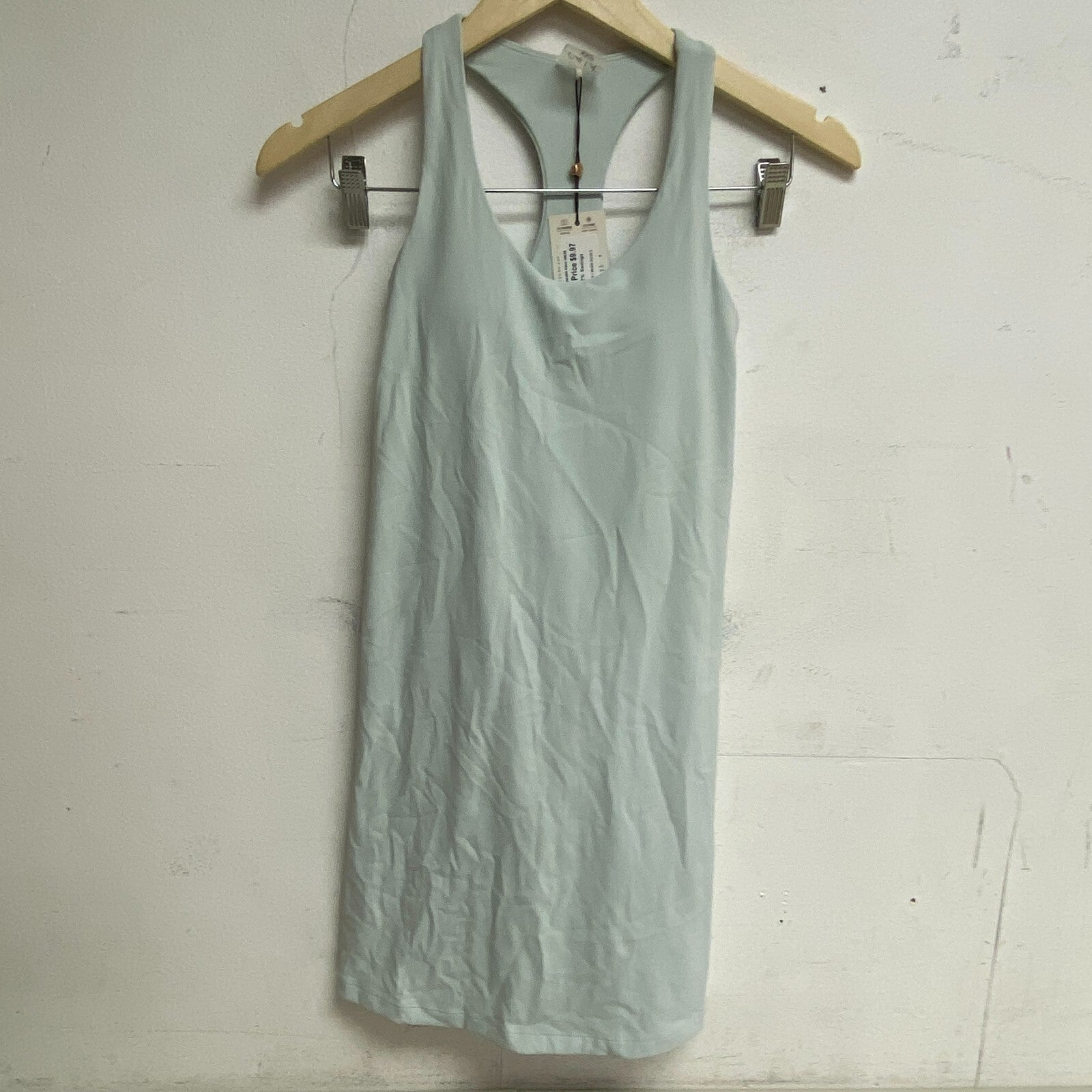 Calia Energized Exercise Dress Calming Green Solid Sleeveless WAX15035