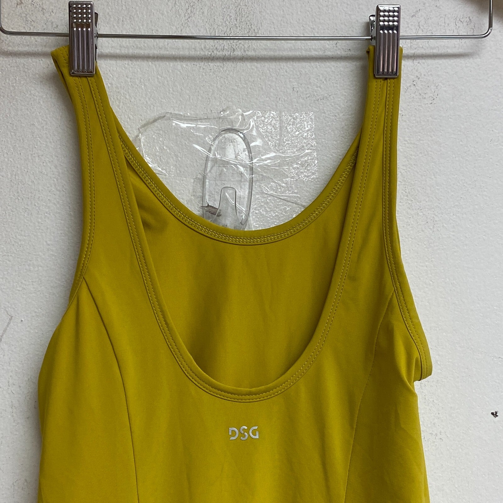 DSG Women's Flounce Dress Grounded Yellow DAW13328 BRAND NEW