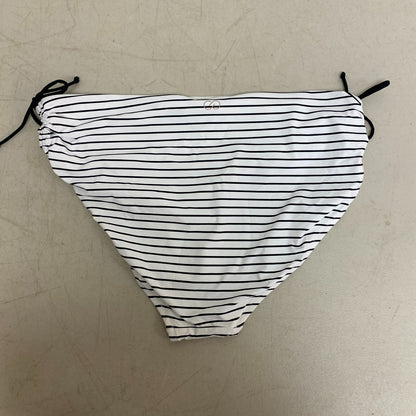 Calia Womens Ruched Bottom Simple Stripe Black/White Stylish Trendy WSA20402PRTX