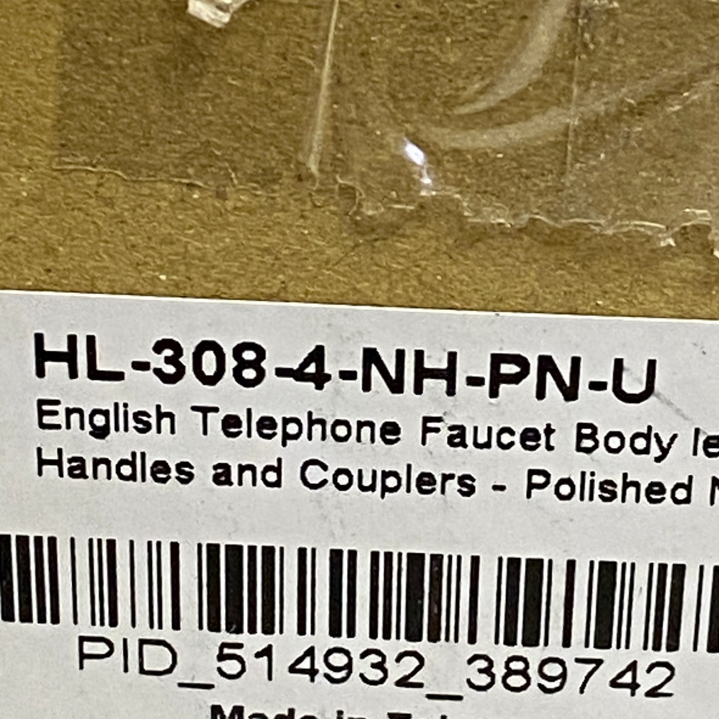Signature Hardware ENGLISH TELEPHONE FAUCET BODY LESS HANDLES AND COUPLERS