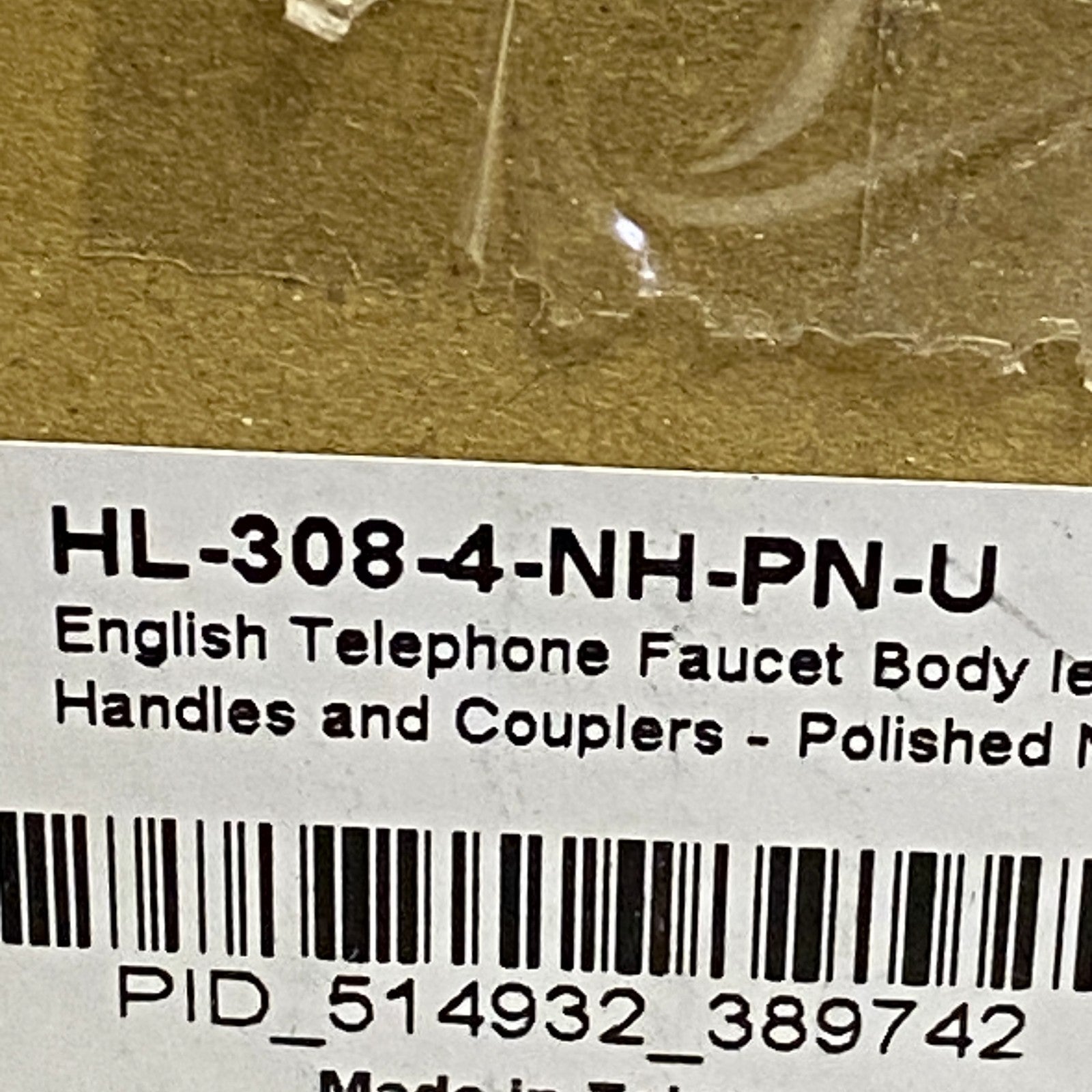 Signature Hardware ENGLISH TELEPHONE FAUCET BODY LESS HANDLES AND COUPLERS