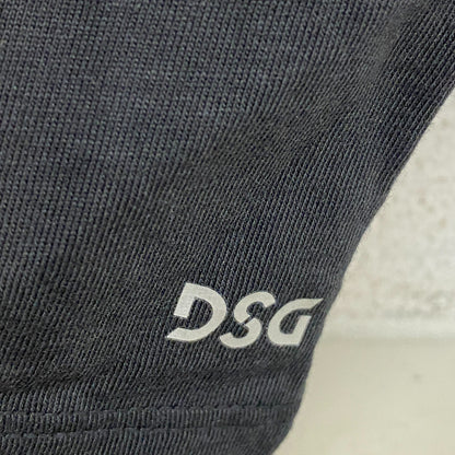 DSG Youth Solid Cotton Graphic Tee Legend Grid Black Short Sleeve DAB21108