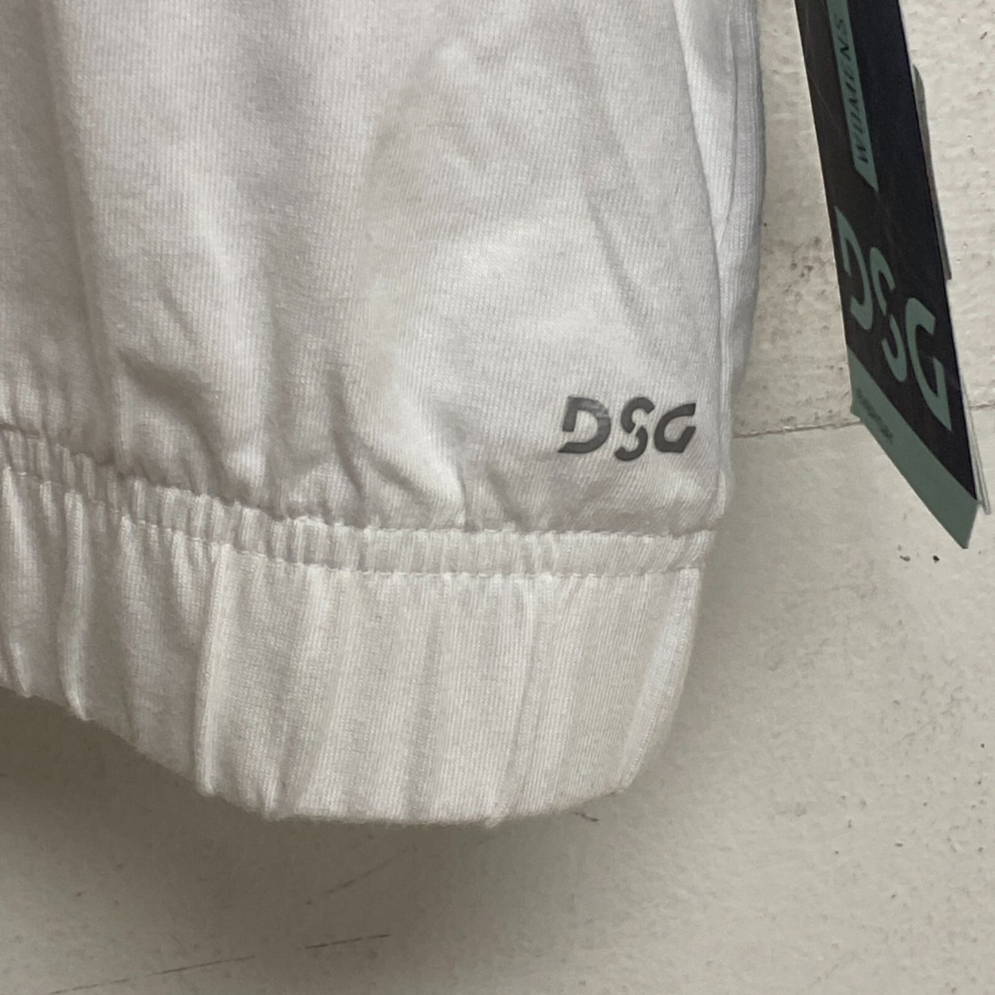 DSG Womens Cinched Hem Tee Pure White DAW12116 BRAND NEW