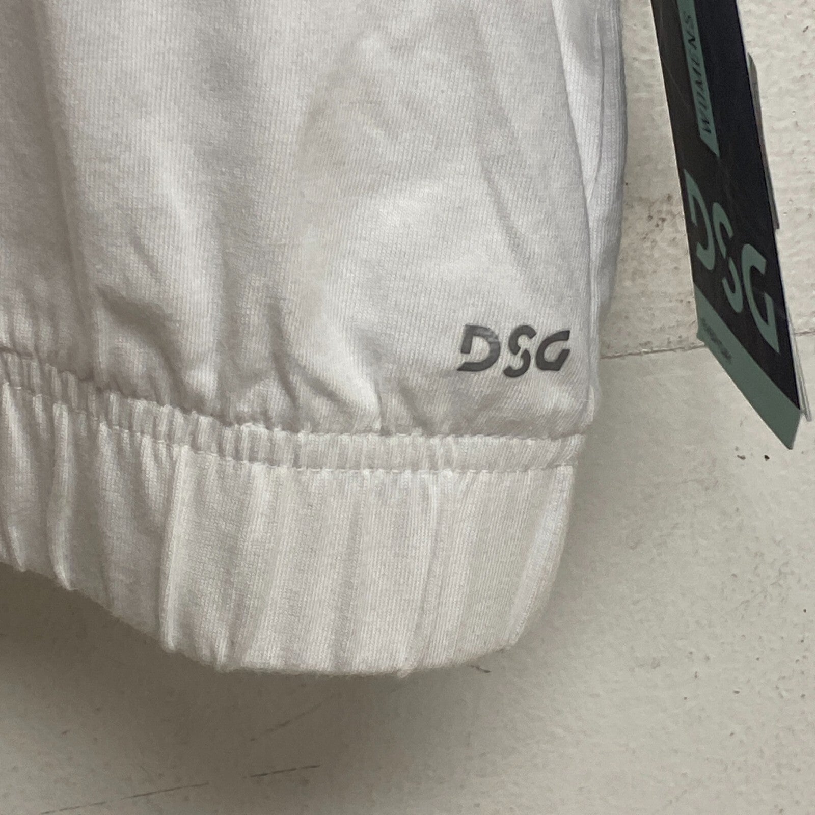 DSG Womens Cinched Hem Tee Pure White DAW12116 BRAND NEW