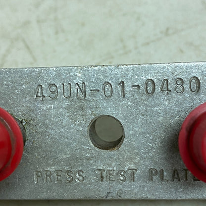 Mazda Press Test Plate 49UN-01-0480 Used Very good